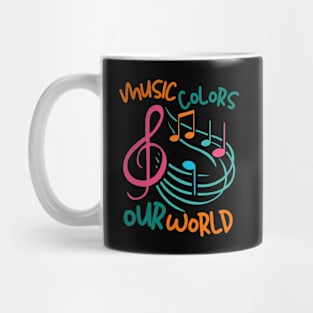Music Colors Our World Mug